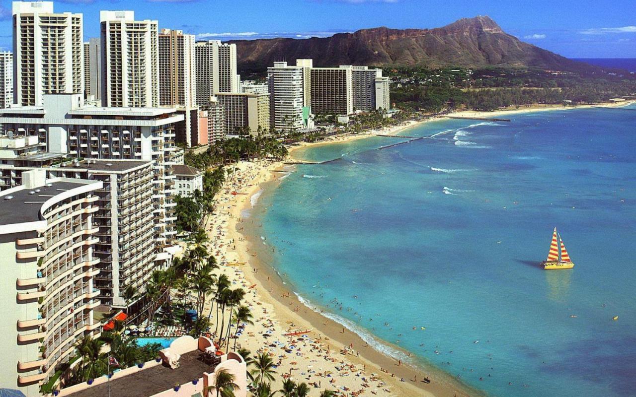 8th Fl. Waikiki Sunset Close to Beach Parking Honolulu Bagian luar foto